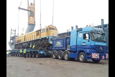 Kadmar Group’s specialist heavy load logistics company EGL has won a contract to transport equipment for the construction of a 68 km electrified rail link which is being built to link Cairo with the new administrative capital.